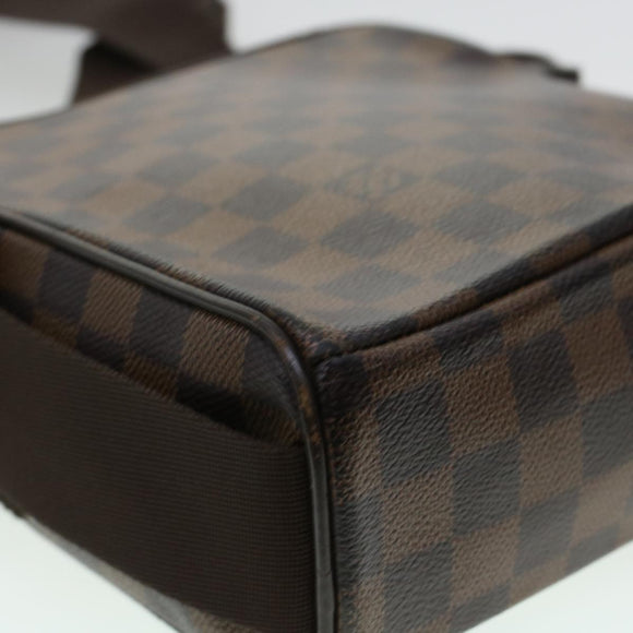 LOUIS VUITTON Damier Ebene Olaf PM Shoulder Bag N41442 LV Auth bs5247