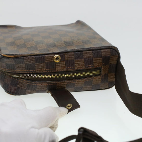 LOUIS VUITTON Damier Ebene Olaf PM Shoulder Bag N41442 LV Auth bs5247