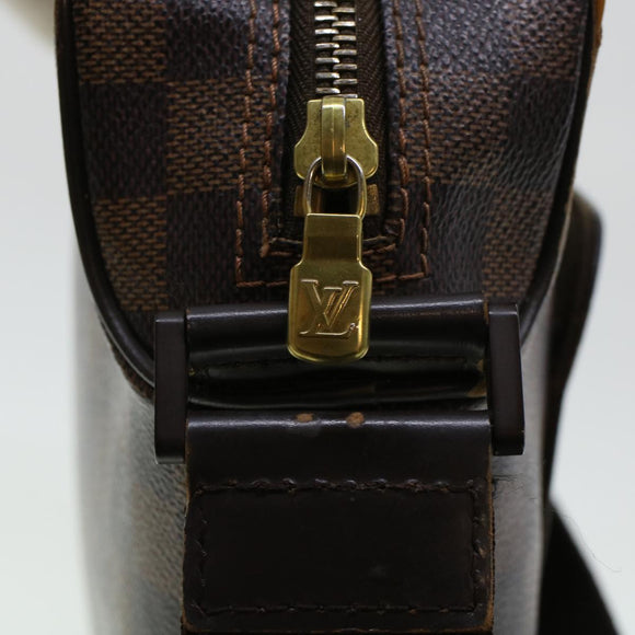 LOUIS VUITTON Damier Ebene Olaf PM Shoulder Bag N41442 LV Auth bs5247