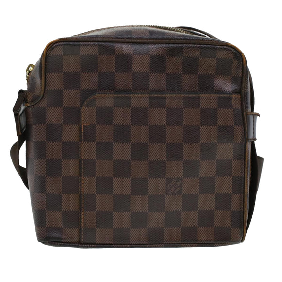 LOUIS VUITTON Damier Ebene Olaf PM Shoulder Bag N41442 LV Auth bs5247