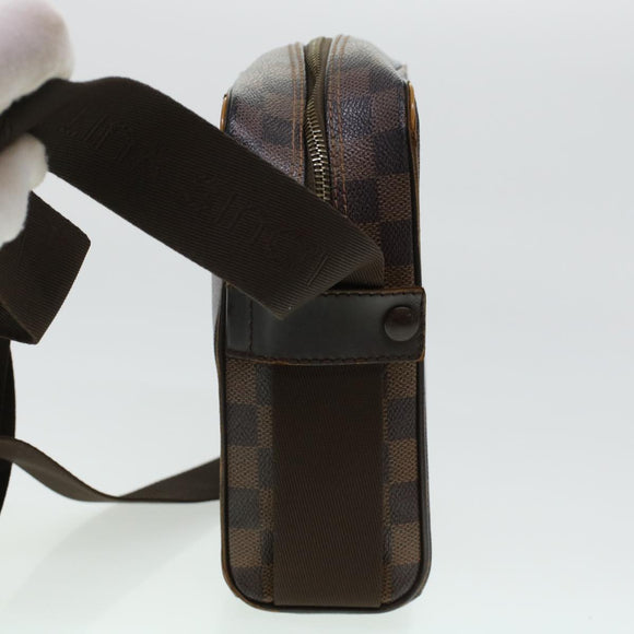 LOUIS VUITTON Damier Ebene Olaf PM Shoulder Bag N41442 LV Auth bs5247