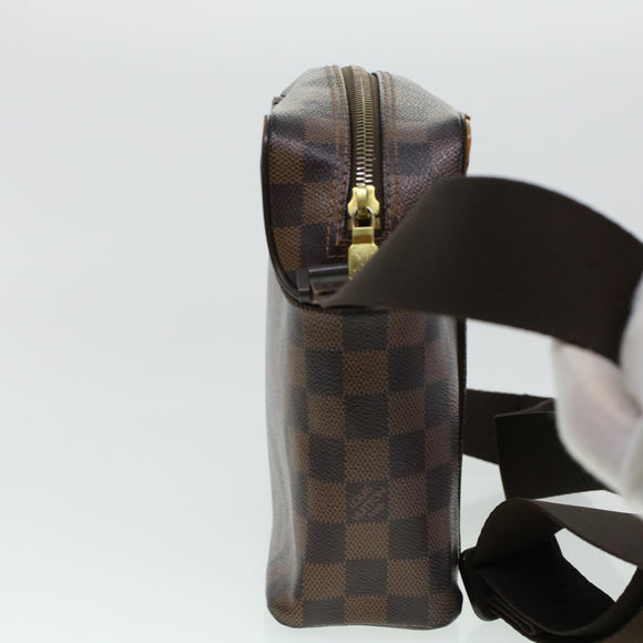 LOUIS VUITTON Damier Ebene Olaf PM Shoulder Bag N41442 LV Auth bs5247