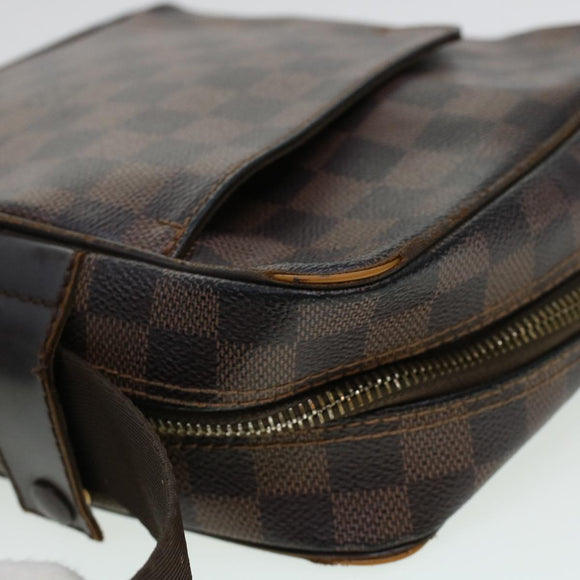 LOUIS VUITTON Damier Ebene Olaf PM Shoulder Bag N41442 LV Auth bs5247