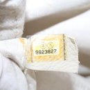 CHANEL Shoulder Bag Canvas Leather White CC Auth bs6137-12