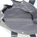 HERMES Sac Arne Hand Bag Canvas Leather Gray Auth bs6147-11