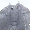 HERMES Sac Arne Hand Bag Canvas Leather Gray Auth bs6147-18