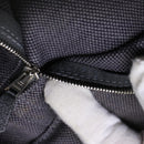 HERMES Sac Arne Hand Bag Canvas Leather Gray Auth bs6147-12