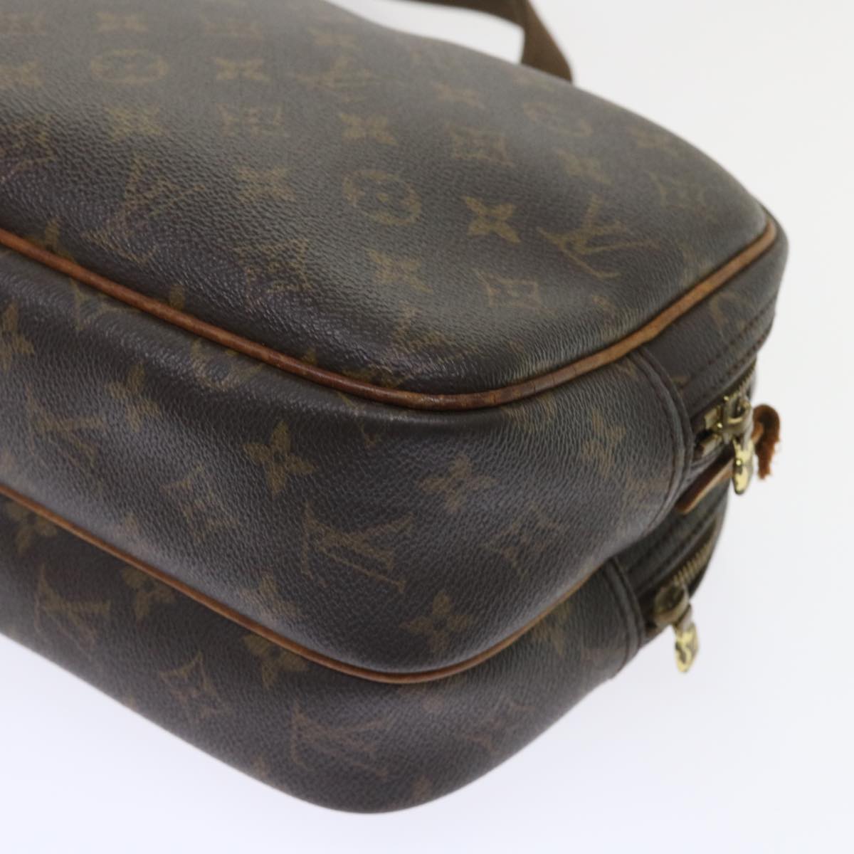 LOUIS VUITTON Monogram Reporter PM Shoulder Bag M45254 LV Auth bs6700