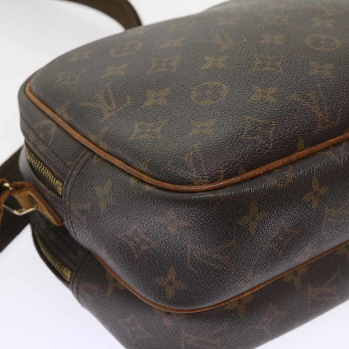 LOUIS VUITTON Monogram Reporter PM Shoulder Bag M45254 LV Auth bs6700