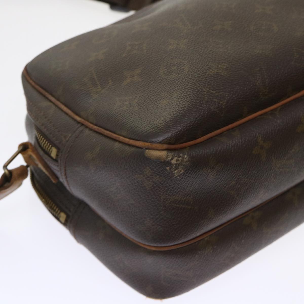 LOUIS VUITTON Monogram Reporter PM Shoulder Bag M45254 LV Auth bs6703