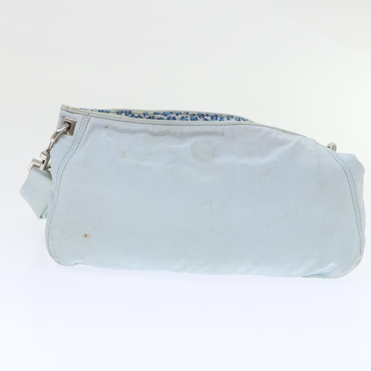 BOTTEGA VENETA Shoulder Bag Nylon 2Set Light Blue Red Auth bs6782