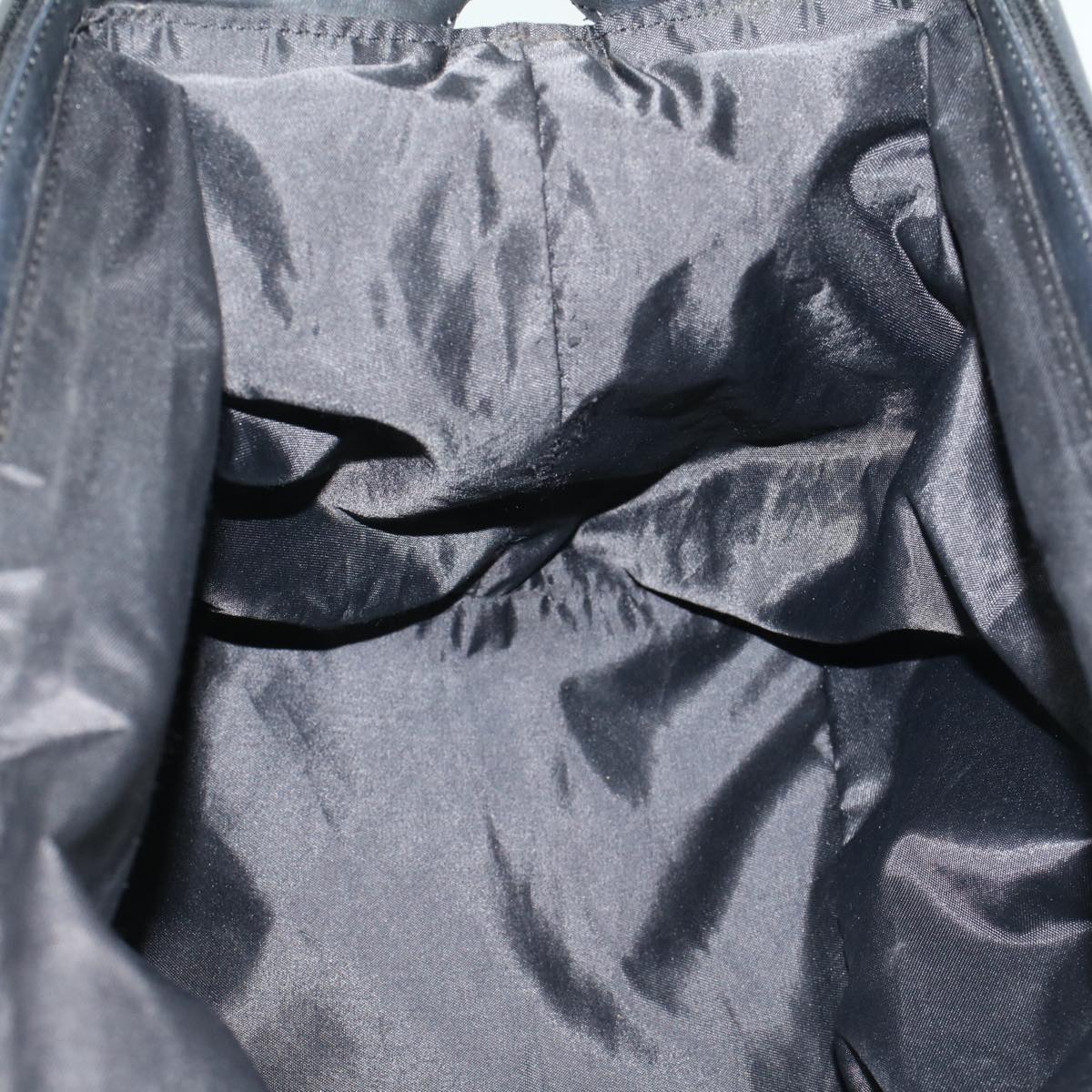 CELINE Shoulder Bag Nylon Black Auth bs6872
