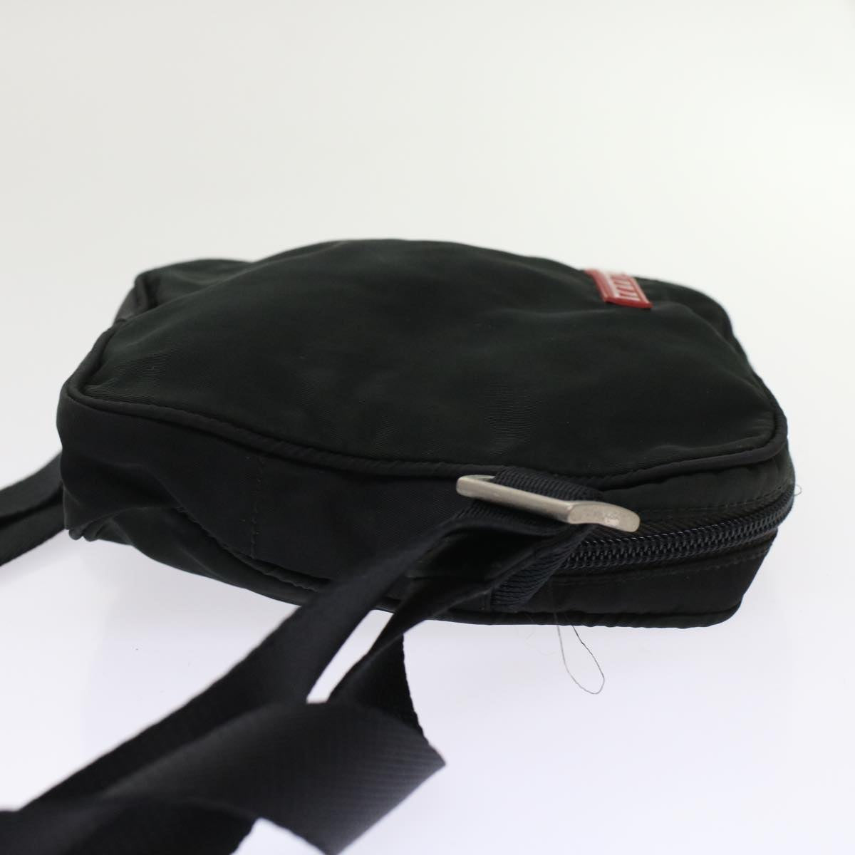 PRADA Shoulder Bag Nylon 3Set White Red Black Auth bs6984