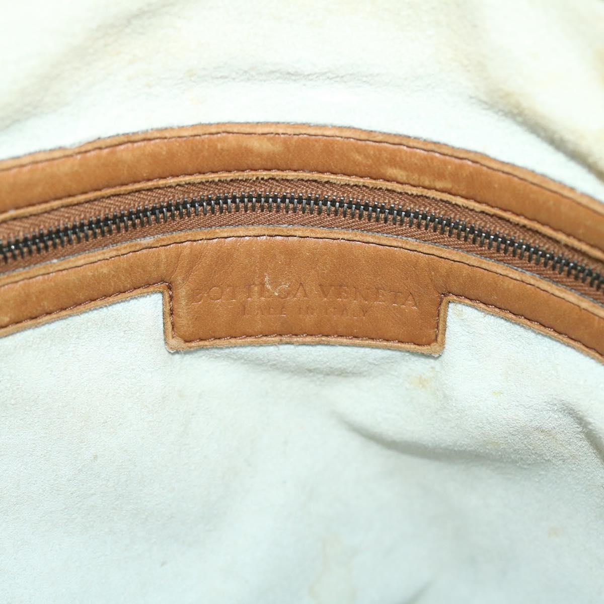 BOTTEGA VENETA Shoulder Bag Leather Brown Auth bs7135