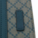 GUCCI Diamante Shoulder Bag PVC Leather Light Blue 295257 Auth bs7152-19