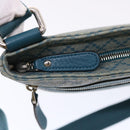 GUCCI Diamante Shoulder Bag PVC Leather Light Blue 295257 Auth bs7152-20