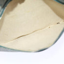 GUCCI Diamante Shoulder Bag PVC Leather Light Blue 295257 Auth bs7152-24