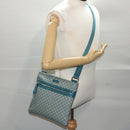 GUCCI Diamante Shoulder Bag PVC Leather Light Blue 295257 Auth bs7152-25