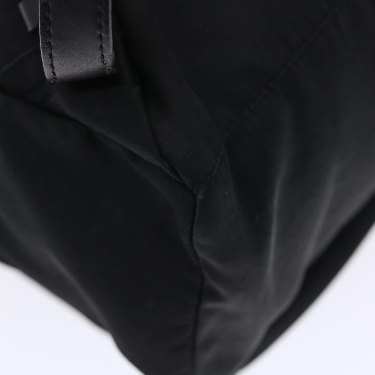 Stella MacCartney Backpack Nylon Black Auth bs7160