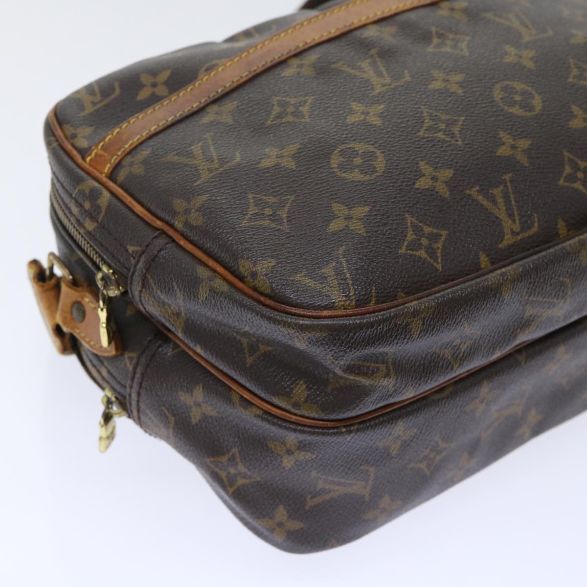 LOUIS VUITTON Monogram Reporter PM Shoulder Bag M45254 LV Auth bs7290