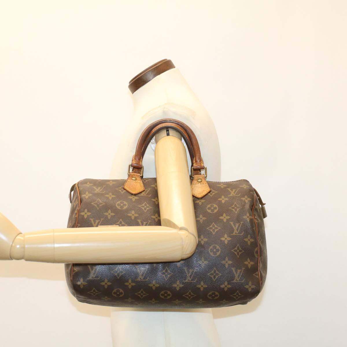 LOUIS VUITTON Monogram Speedy 30 Hand Bag M41526 LV Auth bs7293