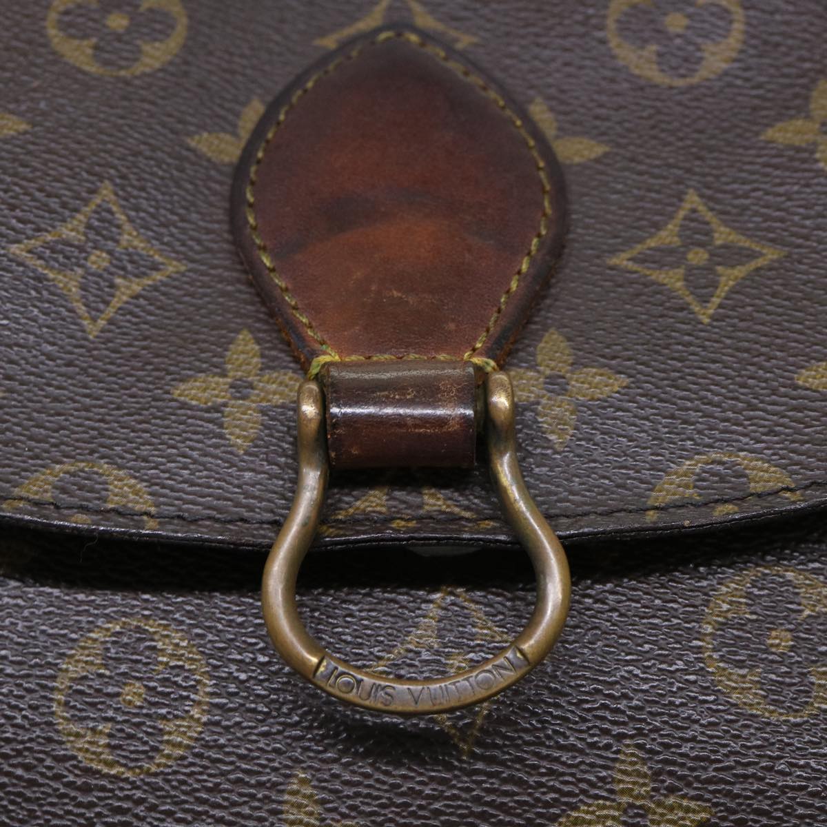 LOUIS VUITTON Monogram Saint Cloud GM Shoulder Bag M51242 LV Auth bs7332