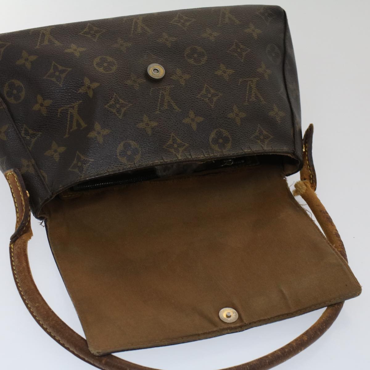 LOUIS VUITTON Monogram Mini Looping Shoulder Bag M51147 LV Auth bs7334