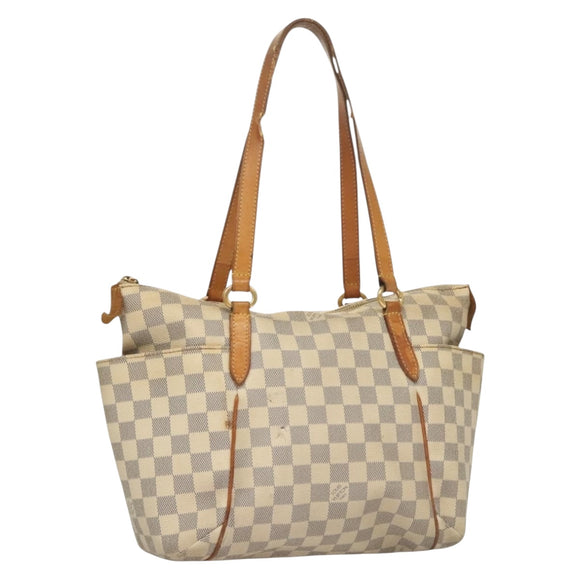 LOUIS VUITTON Damier Azur Totally PM Tote Bag N41280 LV Auth bs7431