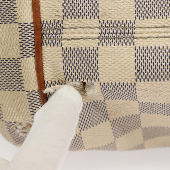 LOUIS VUITTON Damier Azur Totally PM Tote Bag N41280 LV Auth bs7431