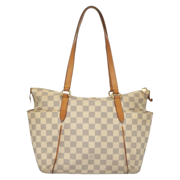 LOUIS VUITTON Damier Azur Totally PM Tote Bag N41280 LV Auth bs7431