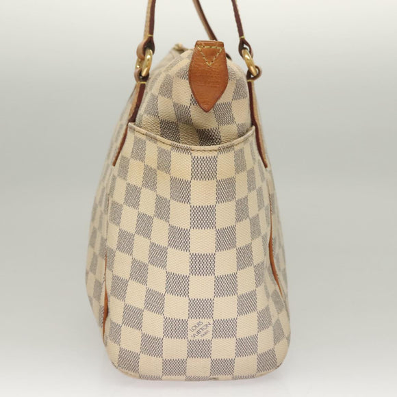 LOUIS VUITTON Damier Azur Totally PM Tote Bag N41280 LV Auth bs7431