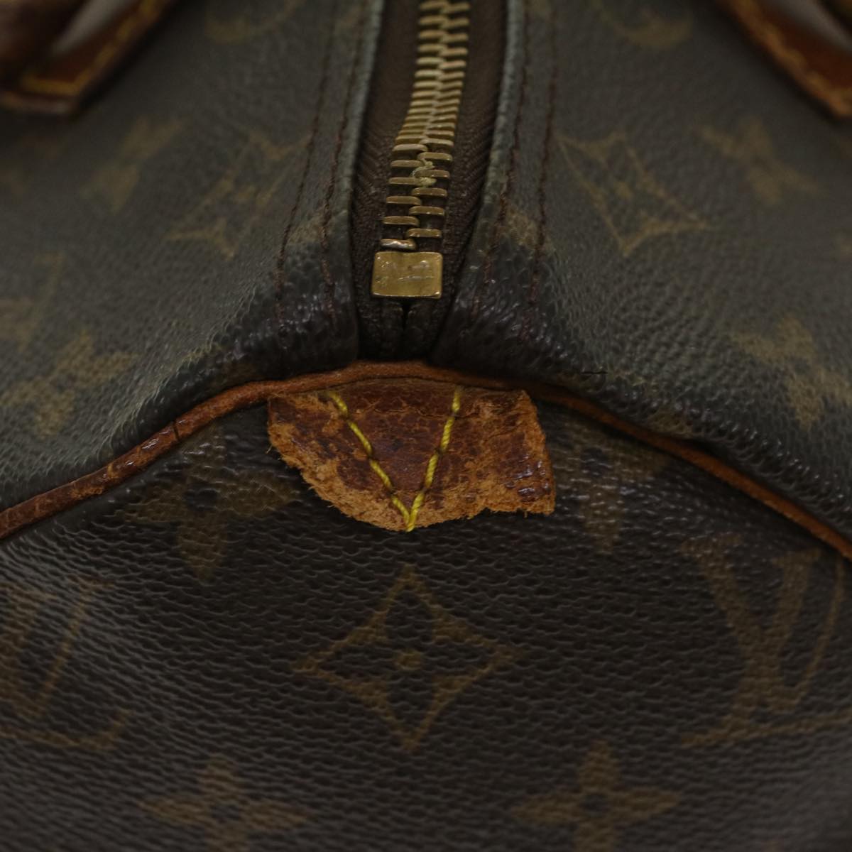 LOUIS VUITTON Monogram Speedy 30 Hand Bag M41526 LV Auth bs7435