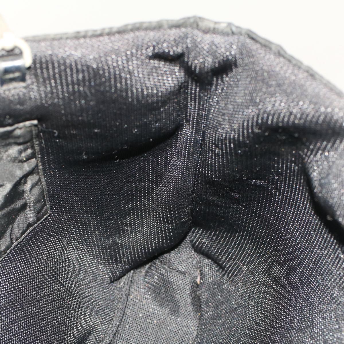 PRADA Hand Bag Nylon Black Auth bs7493