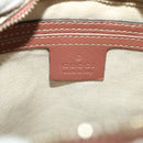 GUCCI GG Canvas Shoulder Bag PVC Leather Beige 233268 Auth bs7541-20