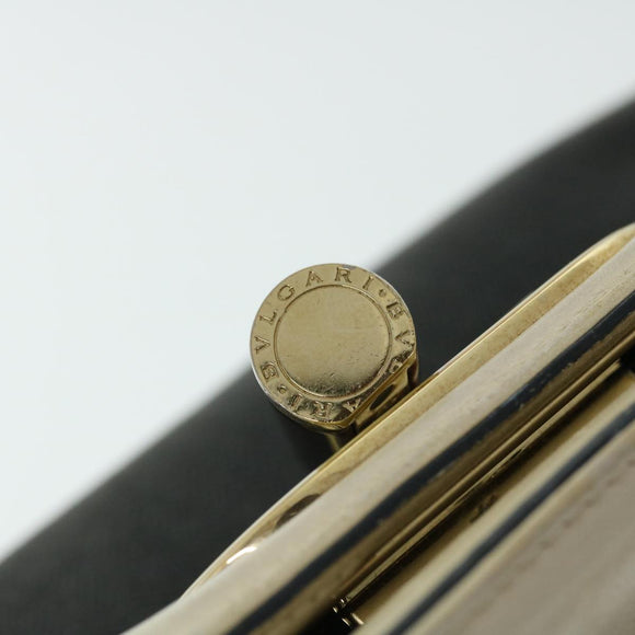 BVLGARI Isabella Rossellini Shoulder Bag Canvas 2way Black Auth bs7634