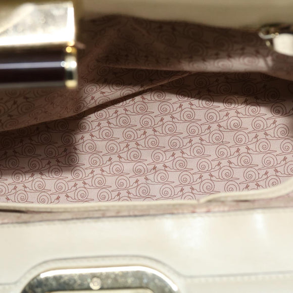 BVLGARI Isabella Rossellini Shoulder Bag Canvas 2way Black Auth bs7634