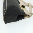 BVLGARI Isabella Rossellini Shoulder Bag Canvas 2way Black Auth bs7634-3