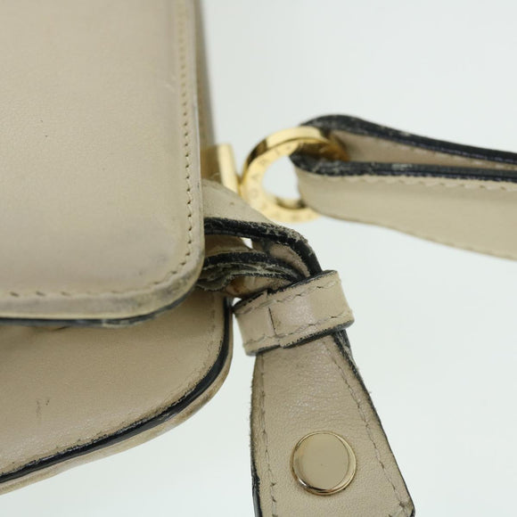 BVLGARI Isabella Rossellini Shoulder Bag Canvas 2way Black Auth bs7634