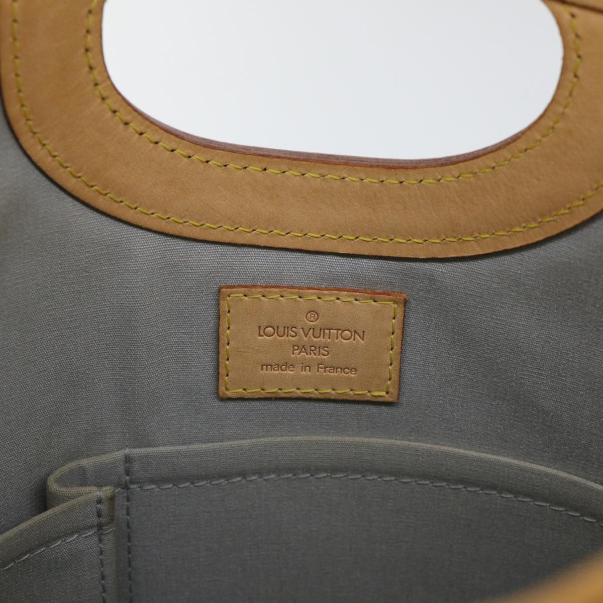 LOUIS VUITTON Monogram Vernis Stillwood Hand Bag Perle M91366 LV Auth bs7710