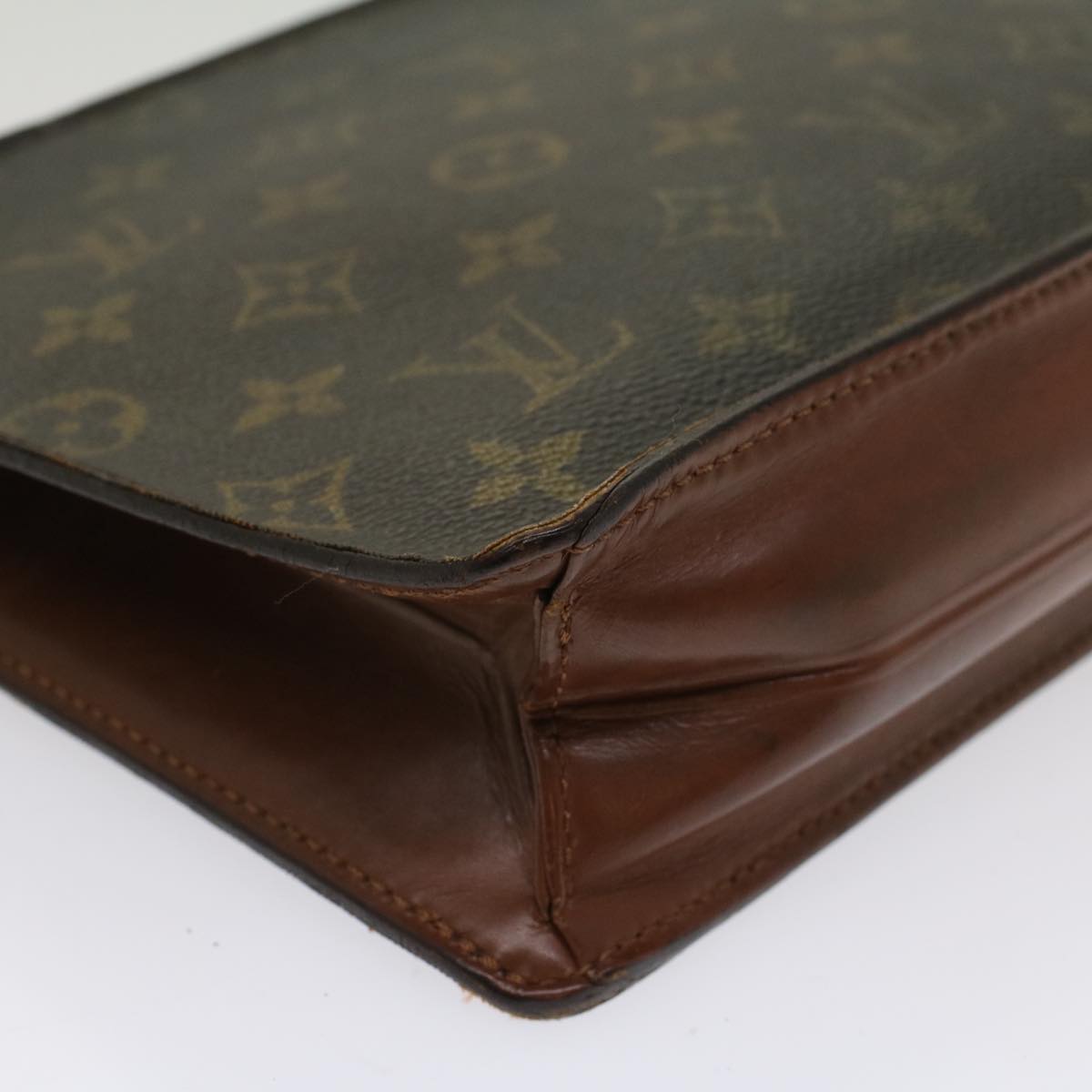 LOUIS VUITTON Monogram Pochette Homme Clutch Bag M51795 LV Auth bs7776