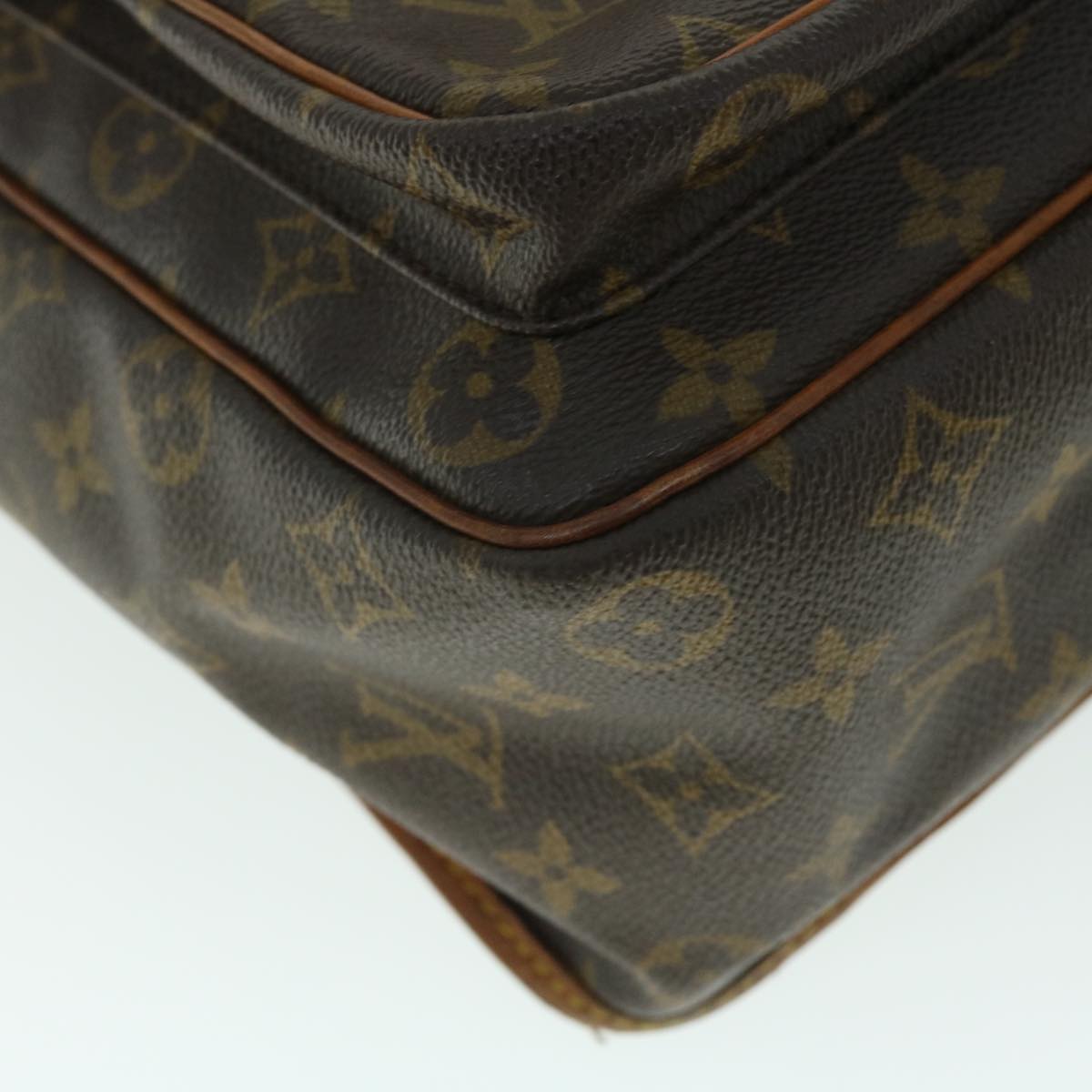 LOUIS VUITTON Monogram Gibeciere GM Shoulder Bag M42246 LV Auth bs7791