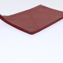 CHANEL Chain Shoulder Bag Lamb Skin Red CC Auth bs7902-28