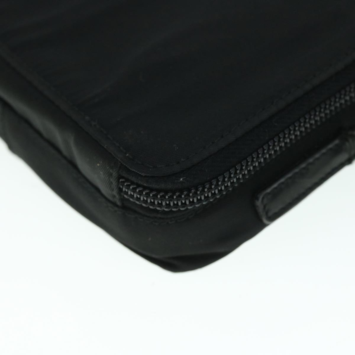 PRADA Pouch Shoulder Nylon Black Auth bs8022