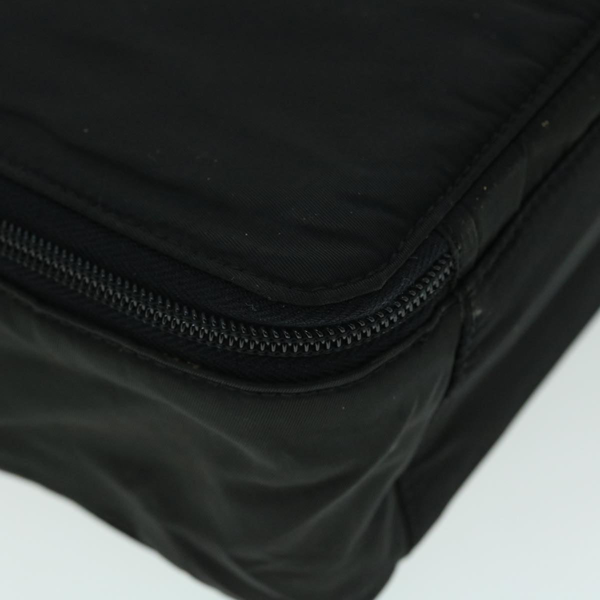 PRADA Hand Bag Nylon Black Auth bs8054