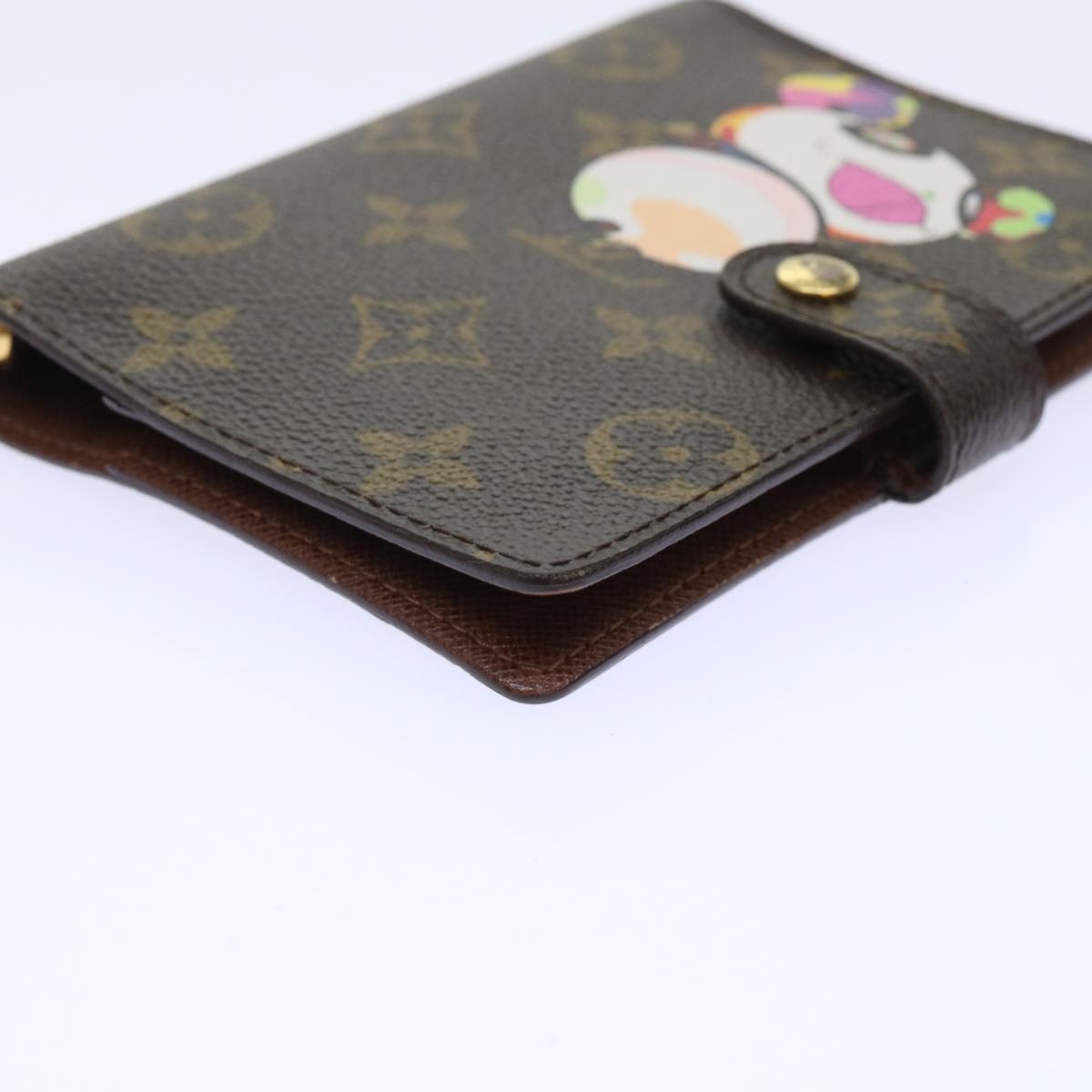 LOUIS VUITTON Monogram Panda Agenda PM Day Planner Cover R20011 LV Auth bs8082