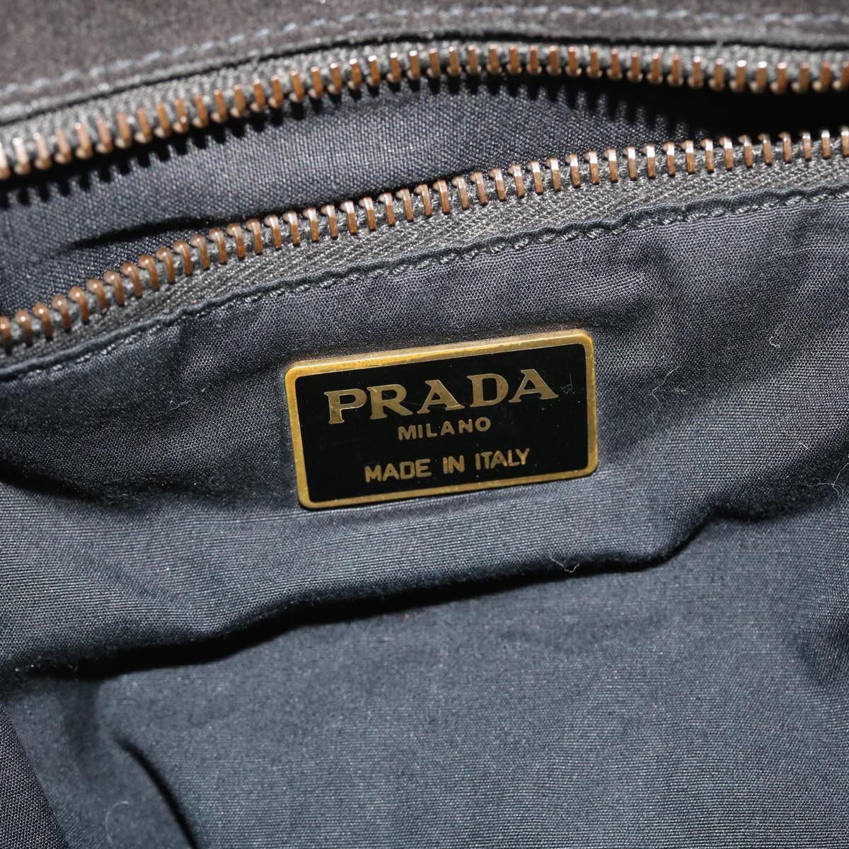 PRADA Backpack Suede Black Auth bs8107