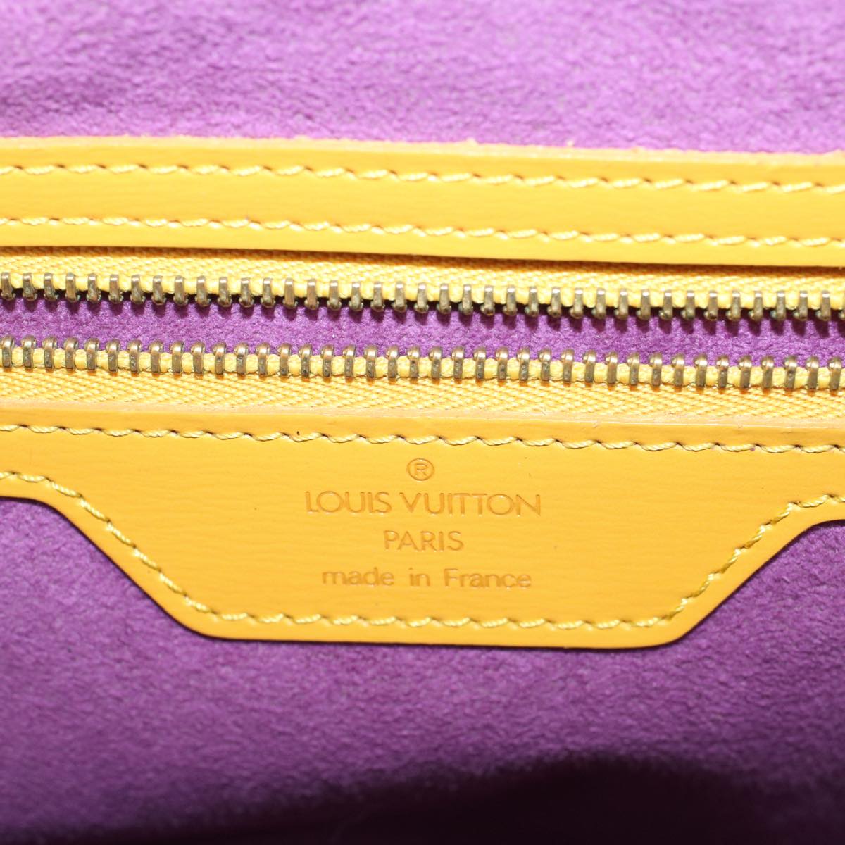 LOUIS VUITTON Epi Saint Jacques Shopping Shoulder Bag Yellow M52269 Auth bs8108