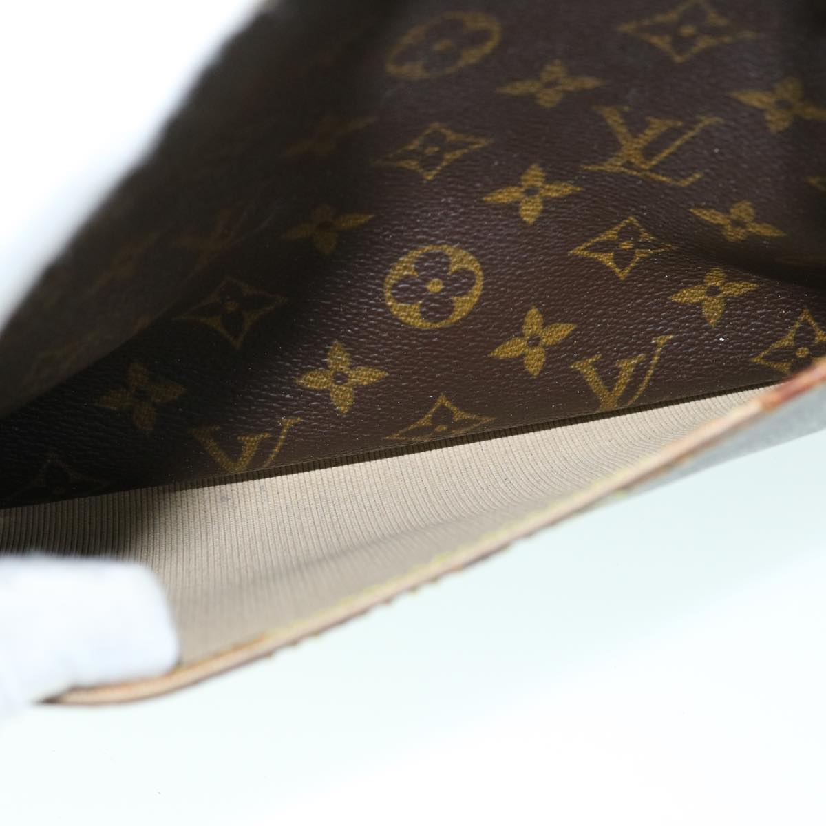 LOUIS VUITTON Monogram Deauville Hand Bag M47270 LV Auth bs8148