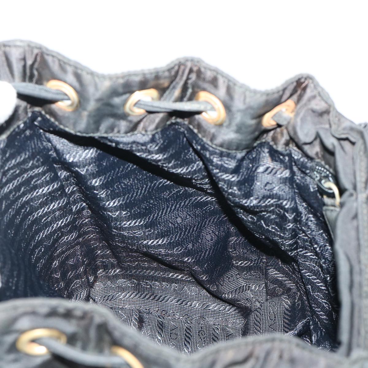 PRADA Backpack Nylon Black Auth bs8166