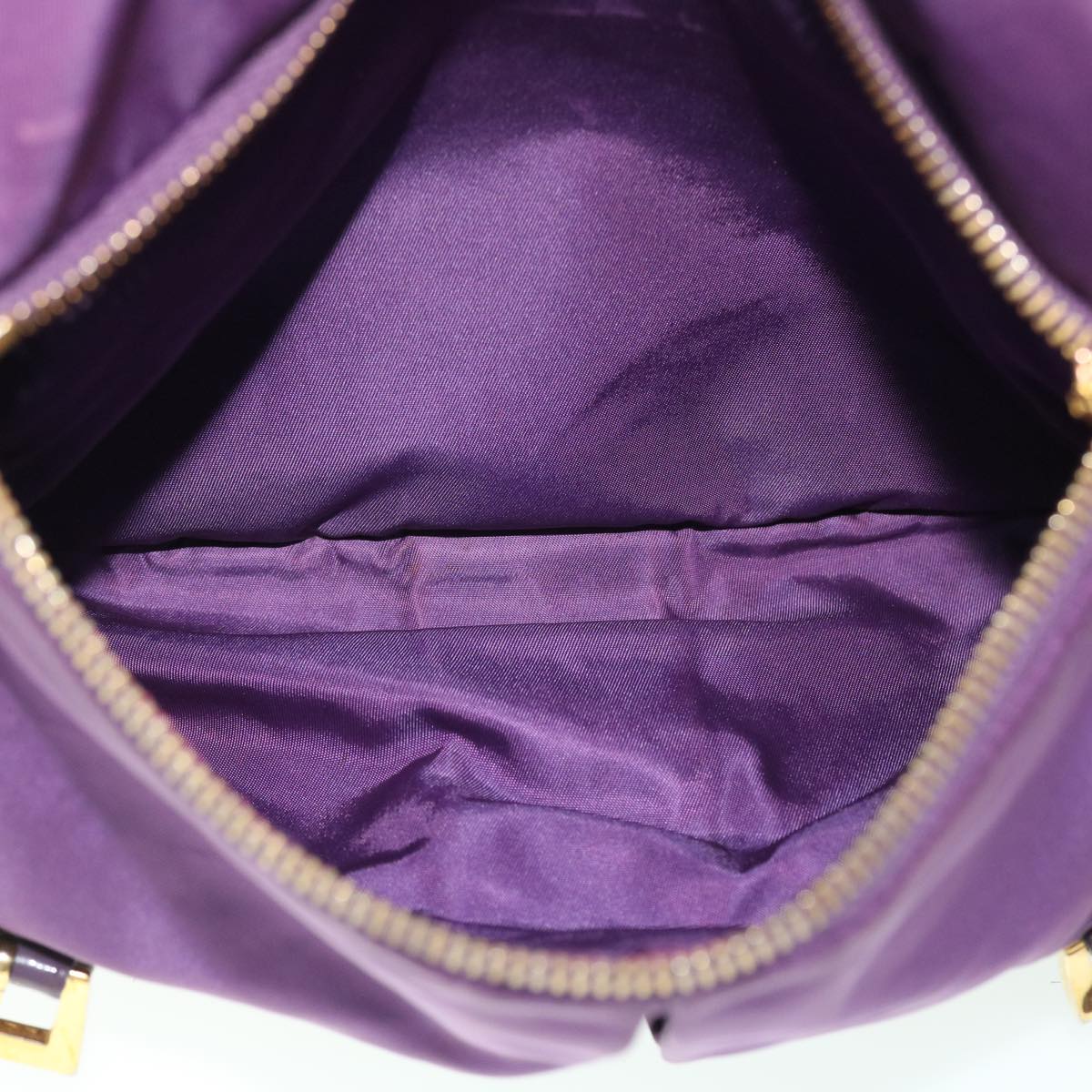 PRADA Shoulder Bag Nylon Purple Auth bs8170